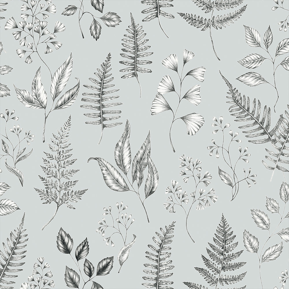 15934 - Betula Wallpaper - Light Blue - Midbec