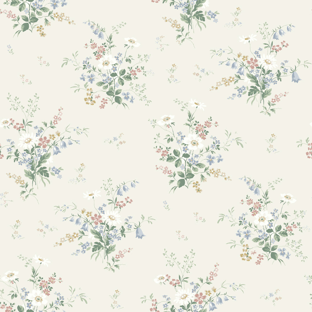 16001 - Olivia Wallpaper - Creamy White - Midbec