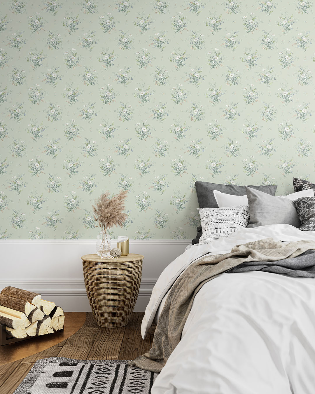 16003 - Olivia Wallpaper - Light Gray - Midbec