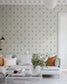 16007 - Rosmarie Wallpaper - White - Midbec