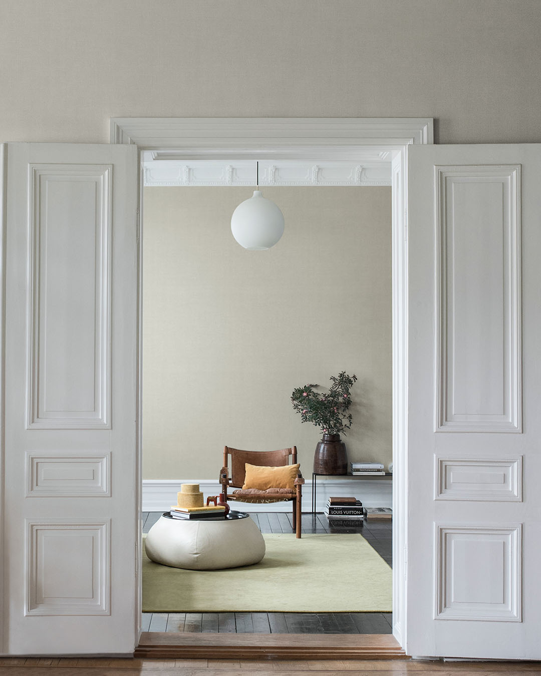 16017 - Jute Wallpaper - Light Beige - Midbec