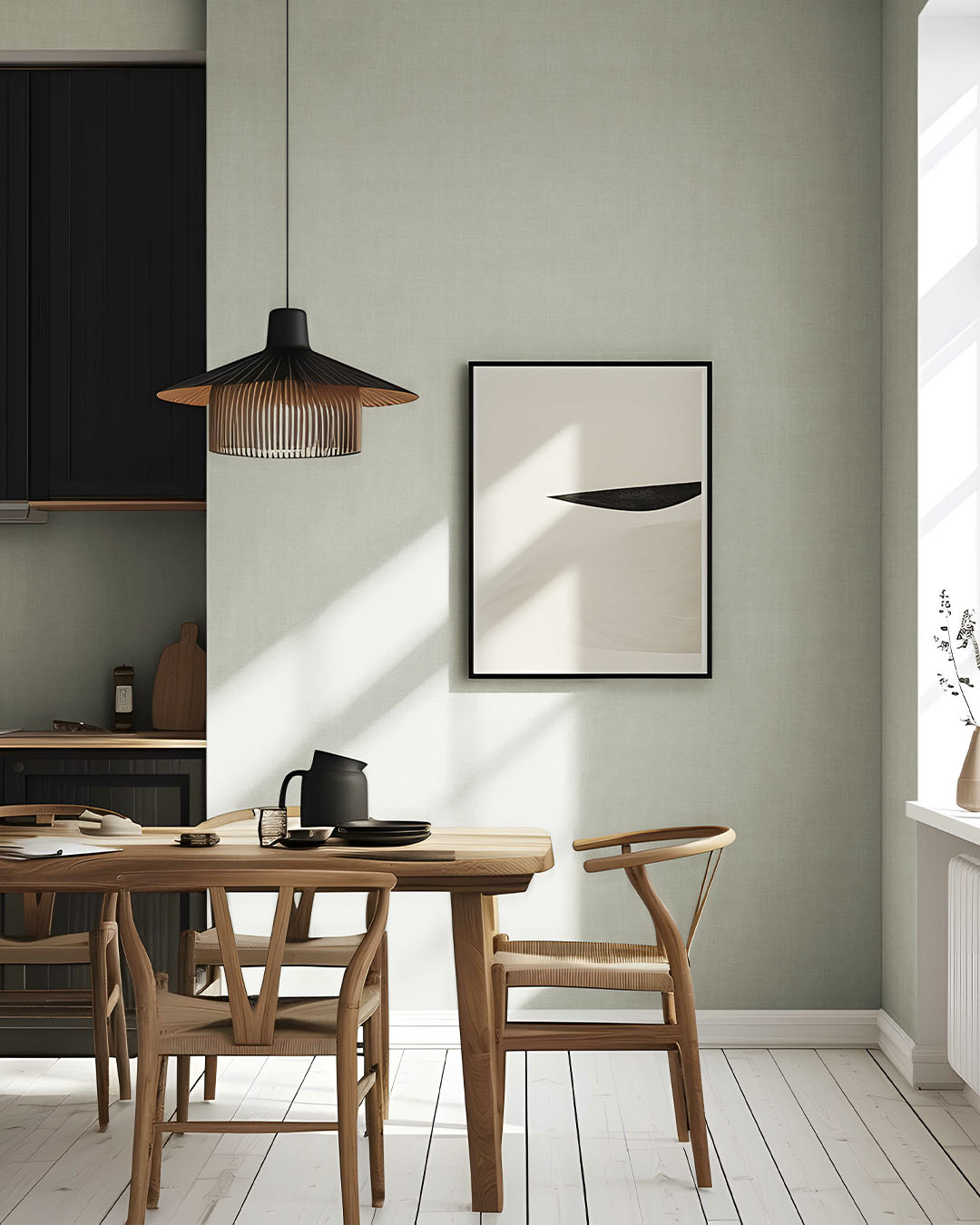 16022 - Jute Wallpaper - Warm Gray - Midbec