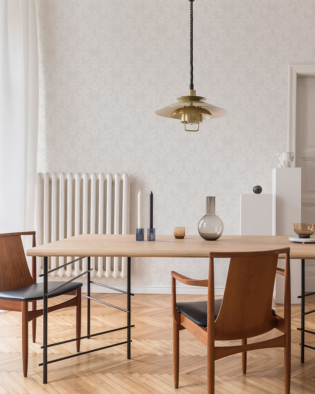 16029 - Rosita Wallpaper - White - Midbec