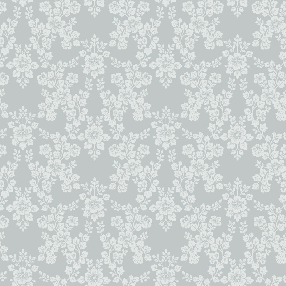 16033 - Rosita Wallpaper - Blue/Gray - Midbec