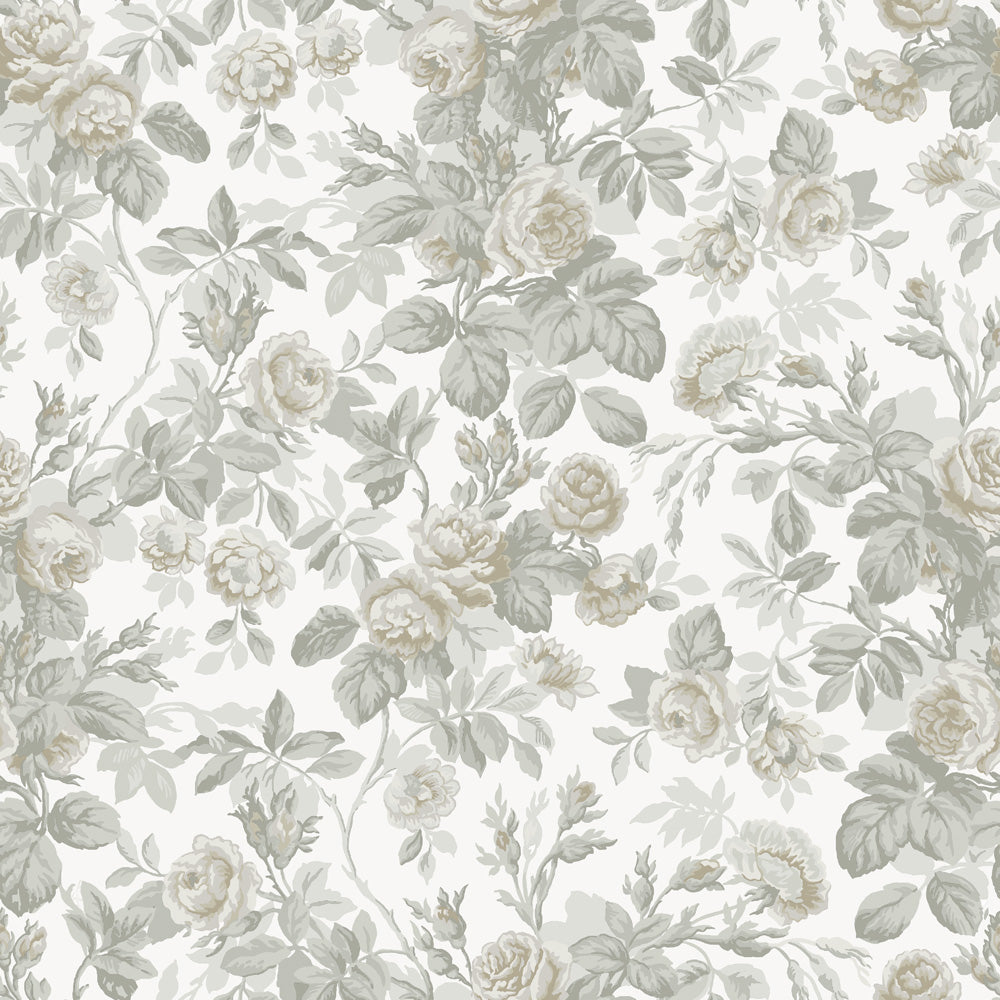 16034 - Rosdalen Wallpaper - Beige - Midbec