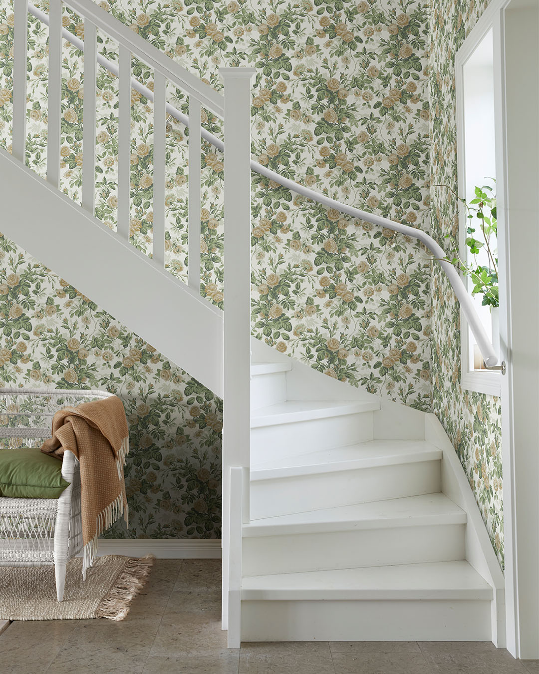 16035 - Rosdalen Wallpaper - Green - Midbec