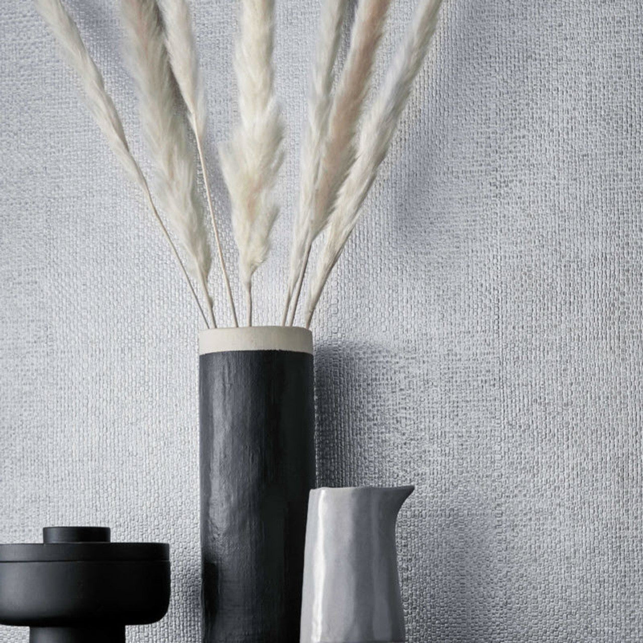 1703-115-03 - Serena Wallpaper - Silver - 1838 wallcoverings