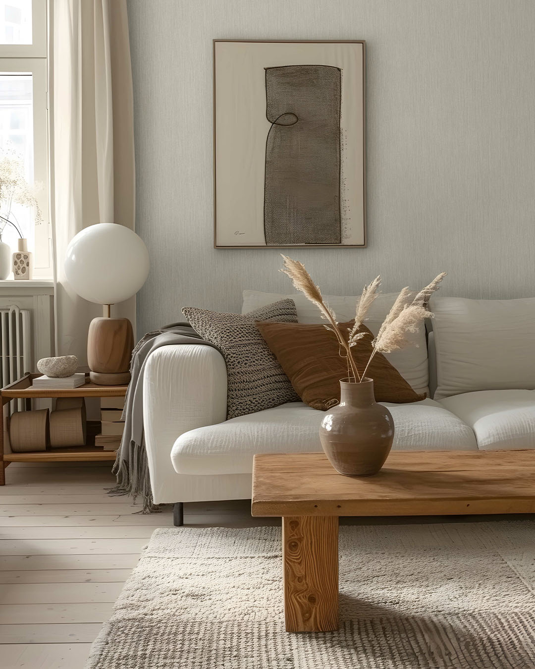 17205 - Fossil Wallpaper - Beige - Midbec