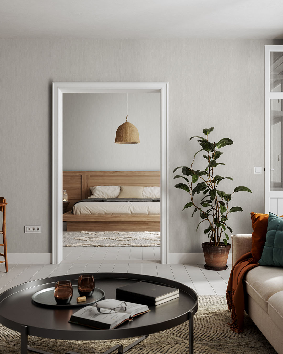 17210 - Bjork Wallpaper - Light Gray - Midbec