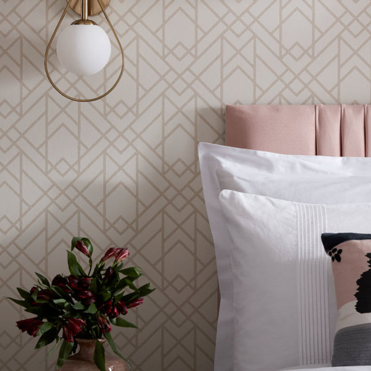 1907-140-06 - Metro Wallpaper - Sand - 1838 wallcoverings