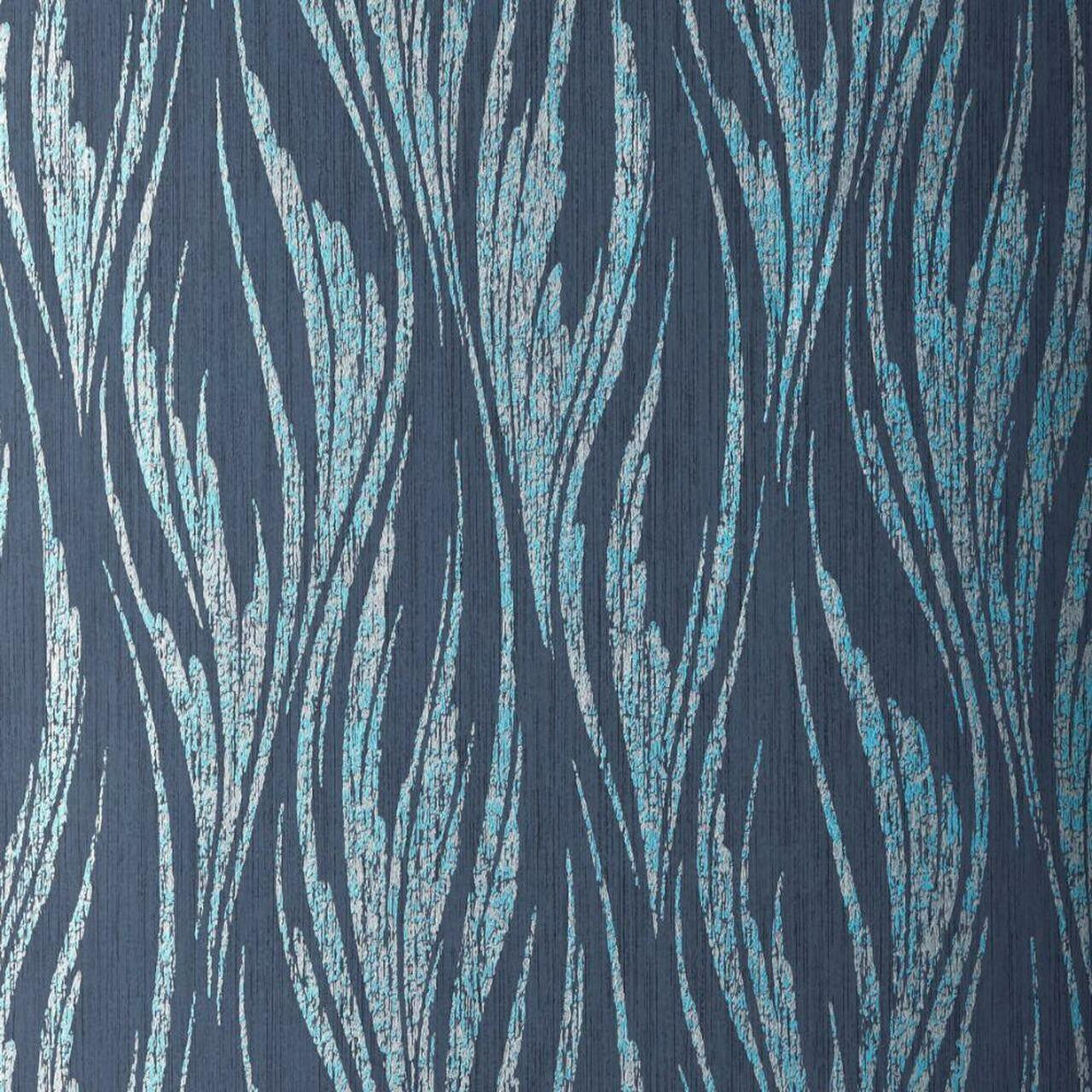 2008-146-03 - Ripple Wallpaper - Blue Dusk - 1838 wallcoverings
