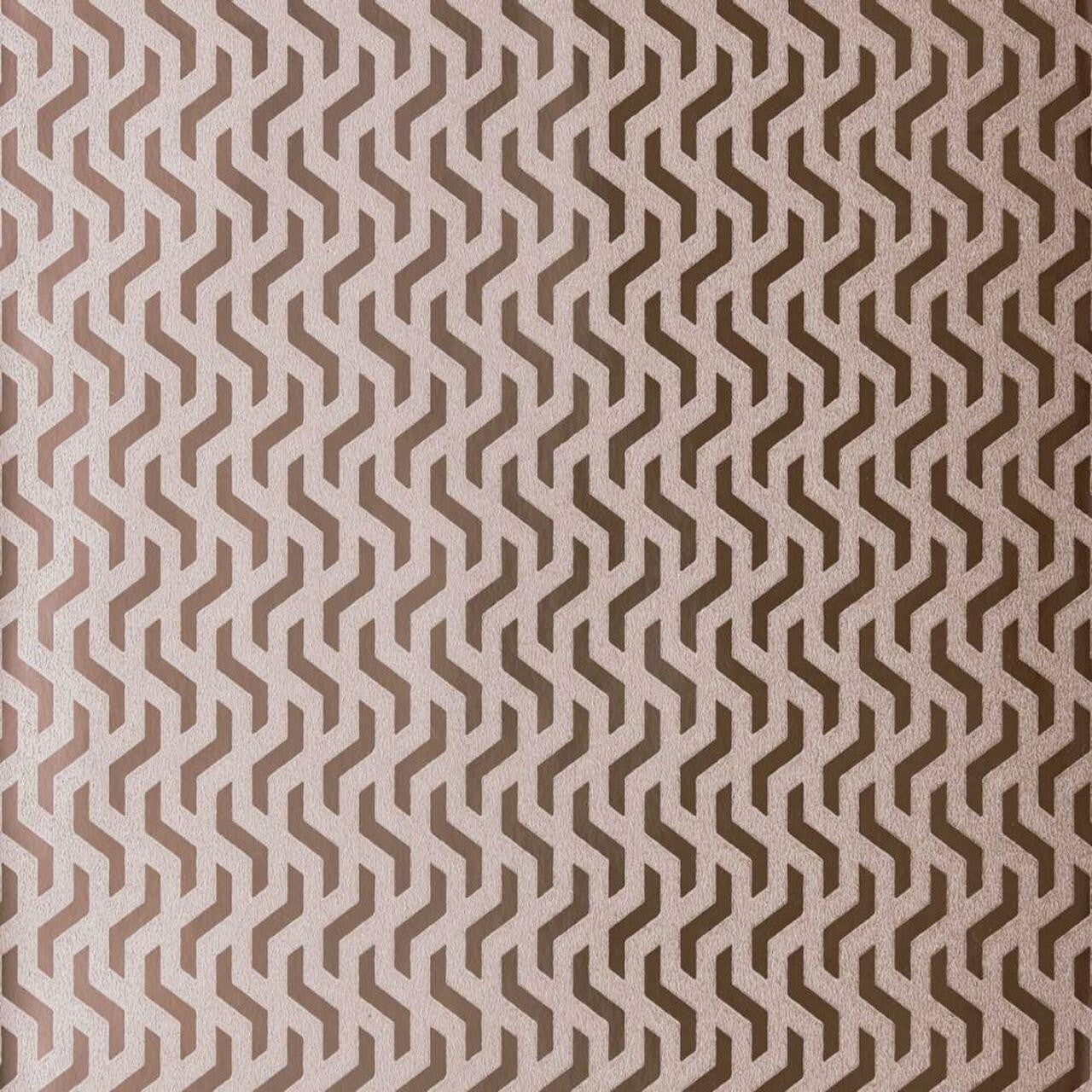 2008-147-04 - Rattan Foil Wallpaper - Rose Gold - 1838 wallcoverings