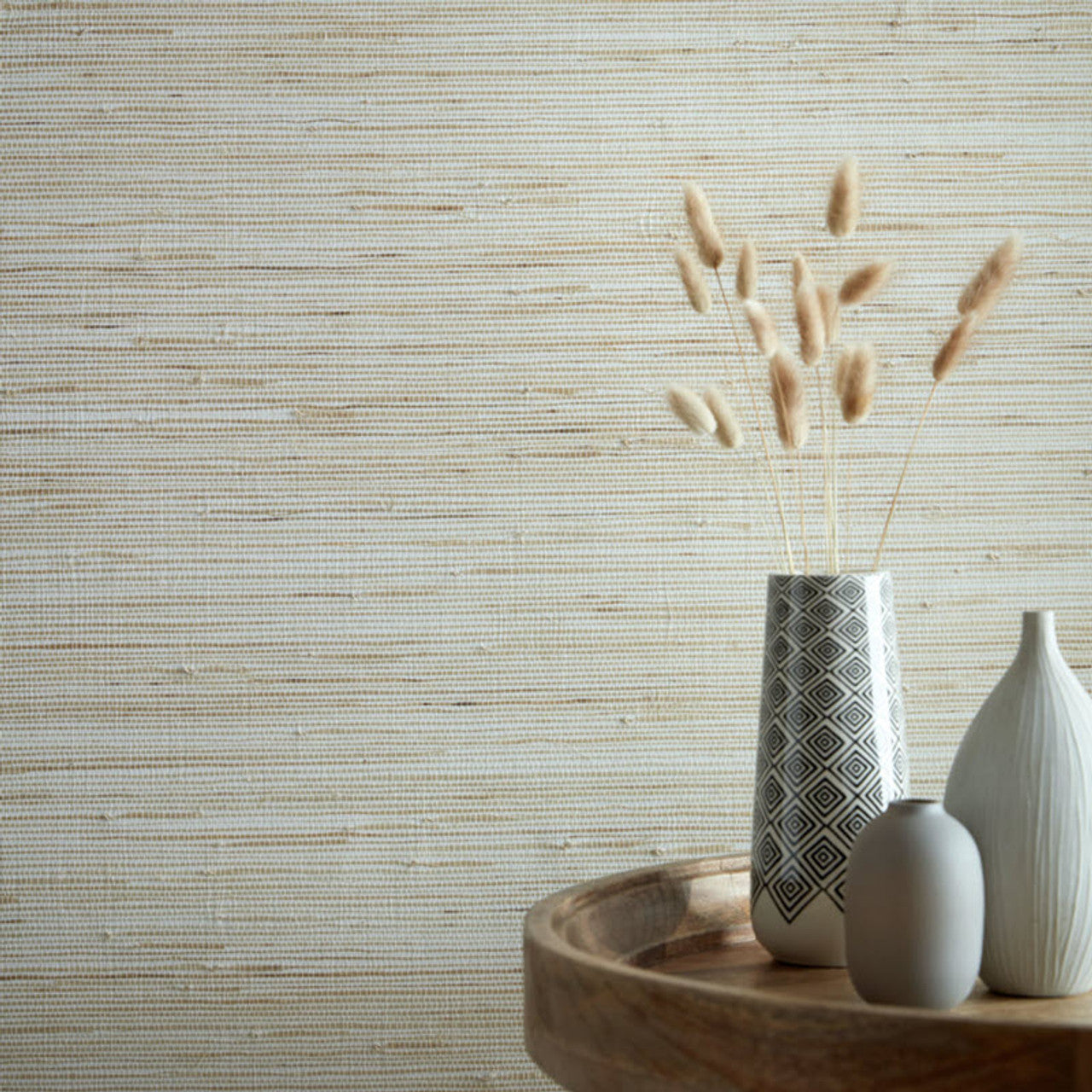 2008-152-01 - Grasscloth Wallpaper - Natural - 1838 wallcoverings