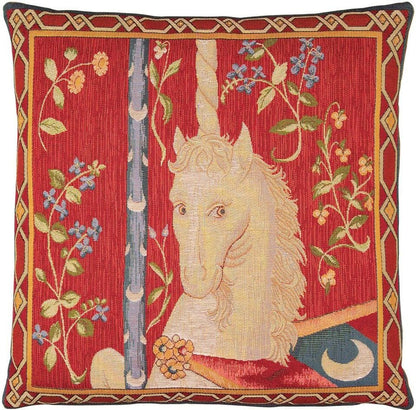 Unicorn-Le Gout Tapestry Cushion with Feather Filler 