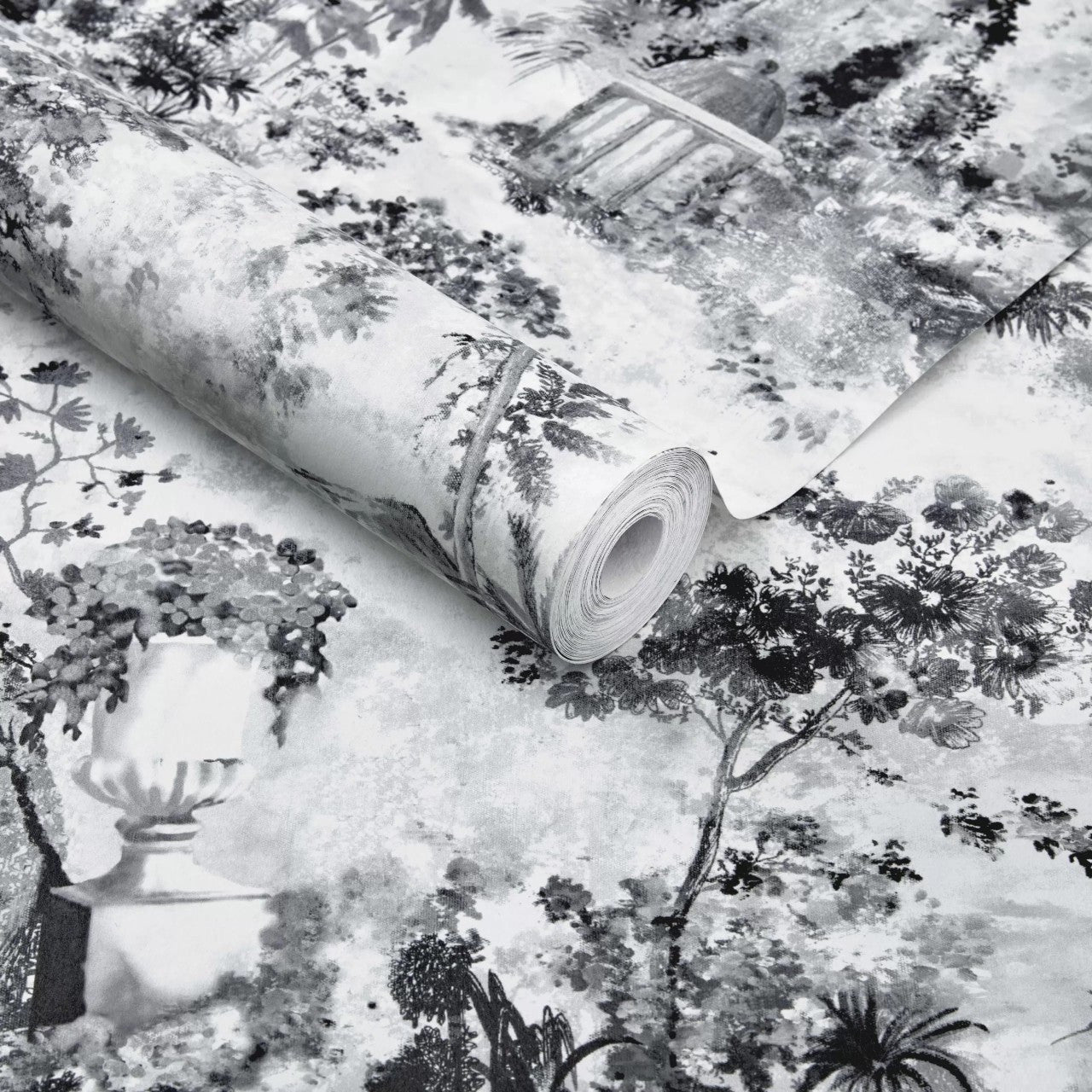 2109-153-03 - Pavilion Wallpaper - Stone - 1838 wallcoverings