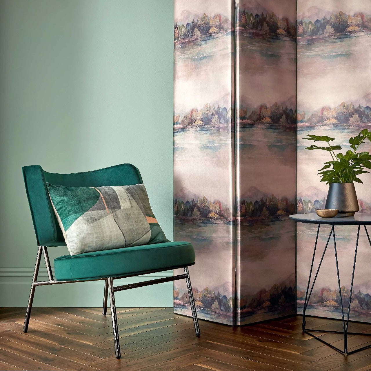 2109-155-03 - Lakeside Wallpaper - Sunset - 1838 wallcoverings