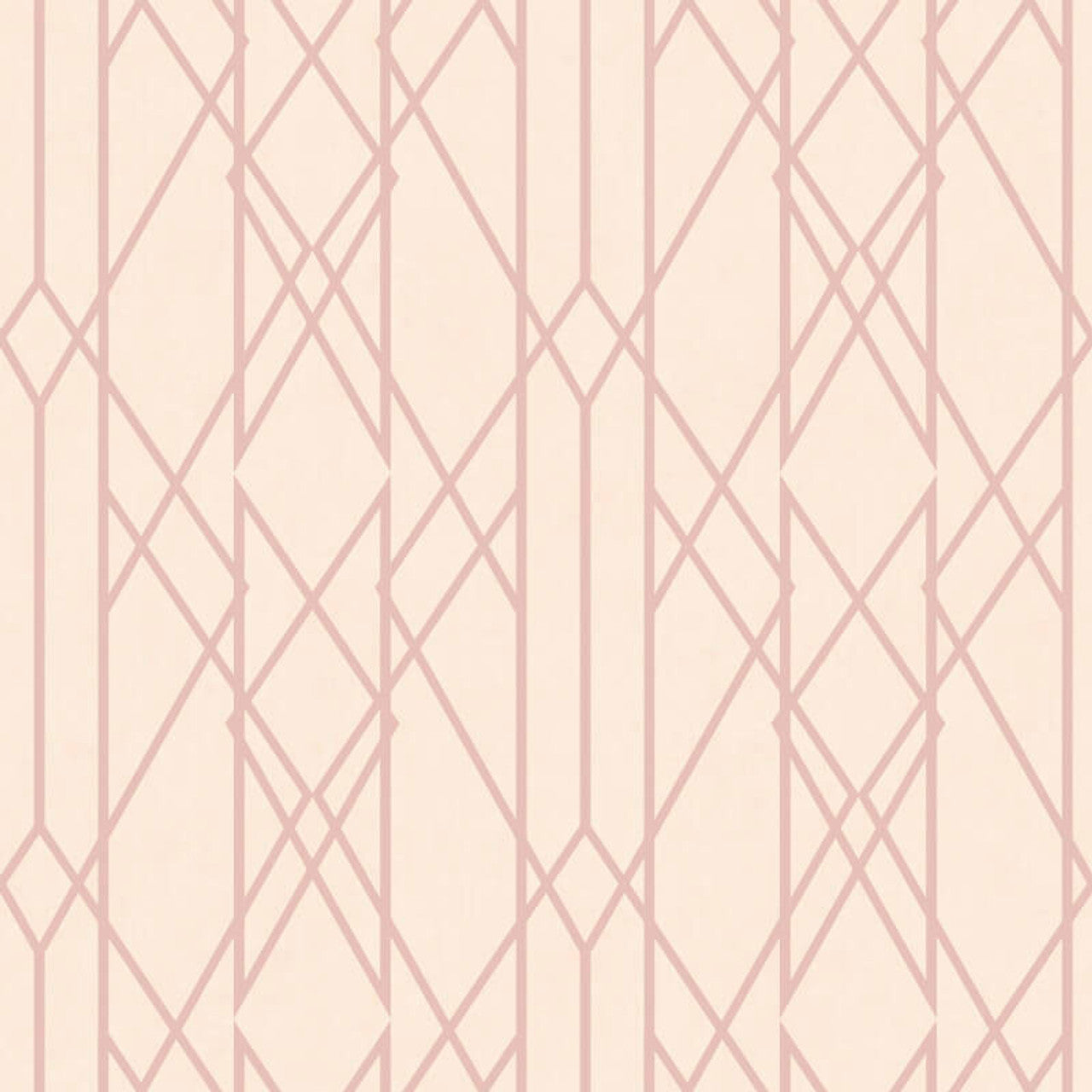 215106 - Kristina Geo Wallpaper - Blush & Rose Gold Metallic  - Rasch