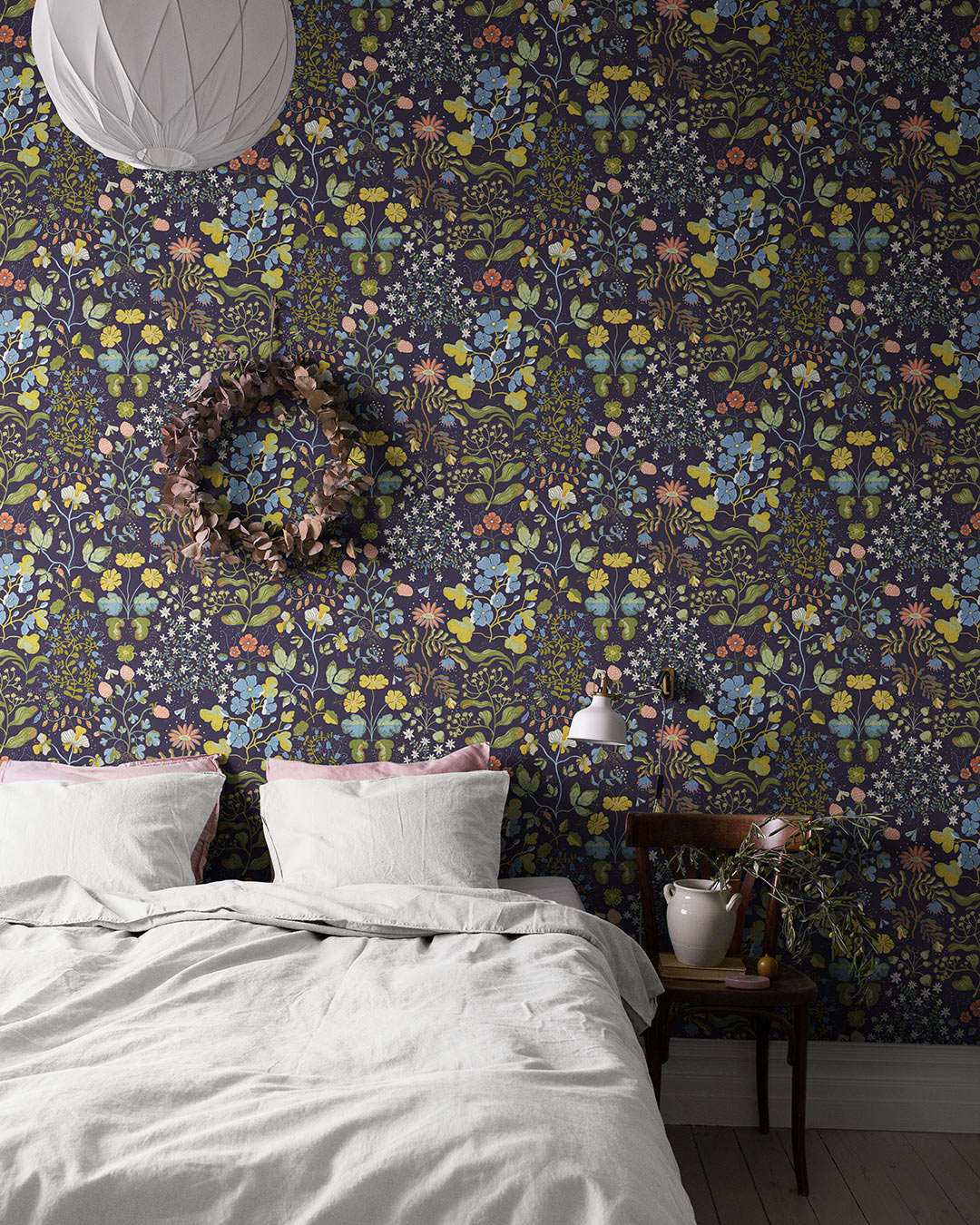 22002 - Groh Wallpaper - Dark Blue - Midbec