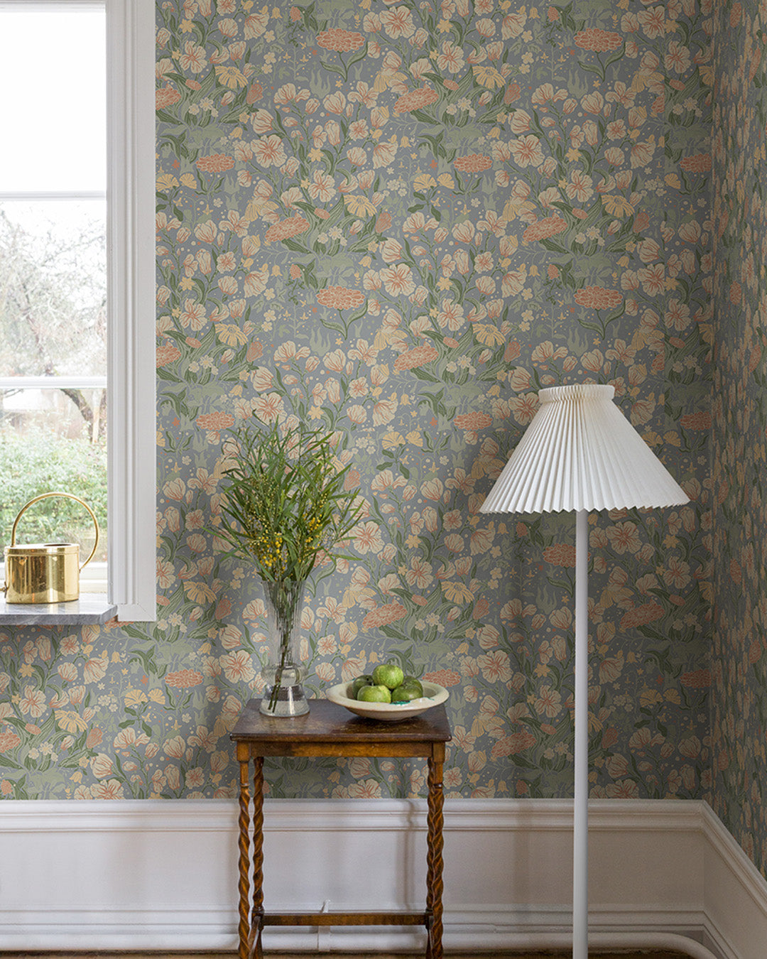 22013 - Hava Wallpaper - Gray/Blue - Midbec