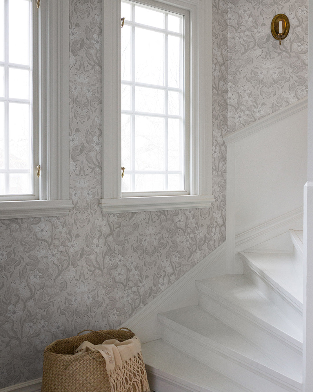 22019 - Lisa Wallpaper - Light Gray - Midbec