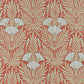 2311-171-02 - Floral Fanfare Wallpaper - Coral - 1838 wallcoverings