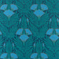 2311-171-04 - Floral Fanfare Wallpaper - Cornflower - 1838 wallcoverings