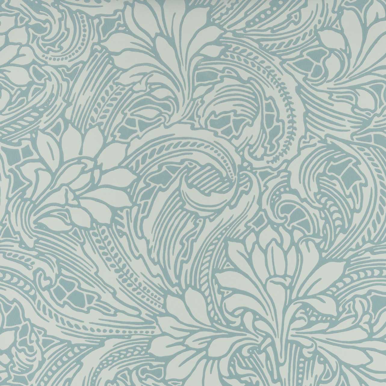 2311-173-03 - Eden Wallpaper - Soft Teal - 1838 wallcoverings