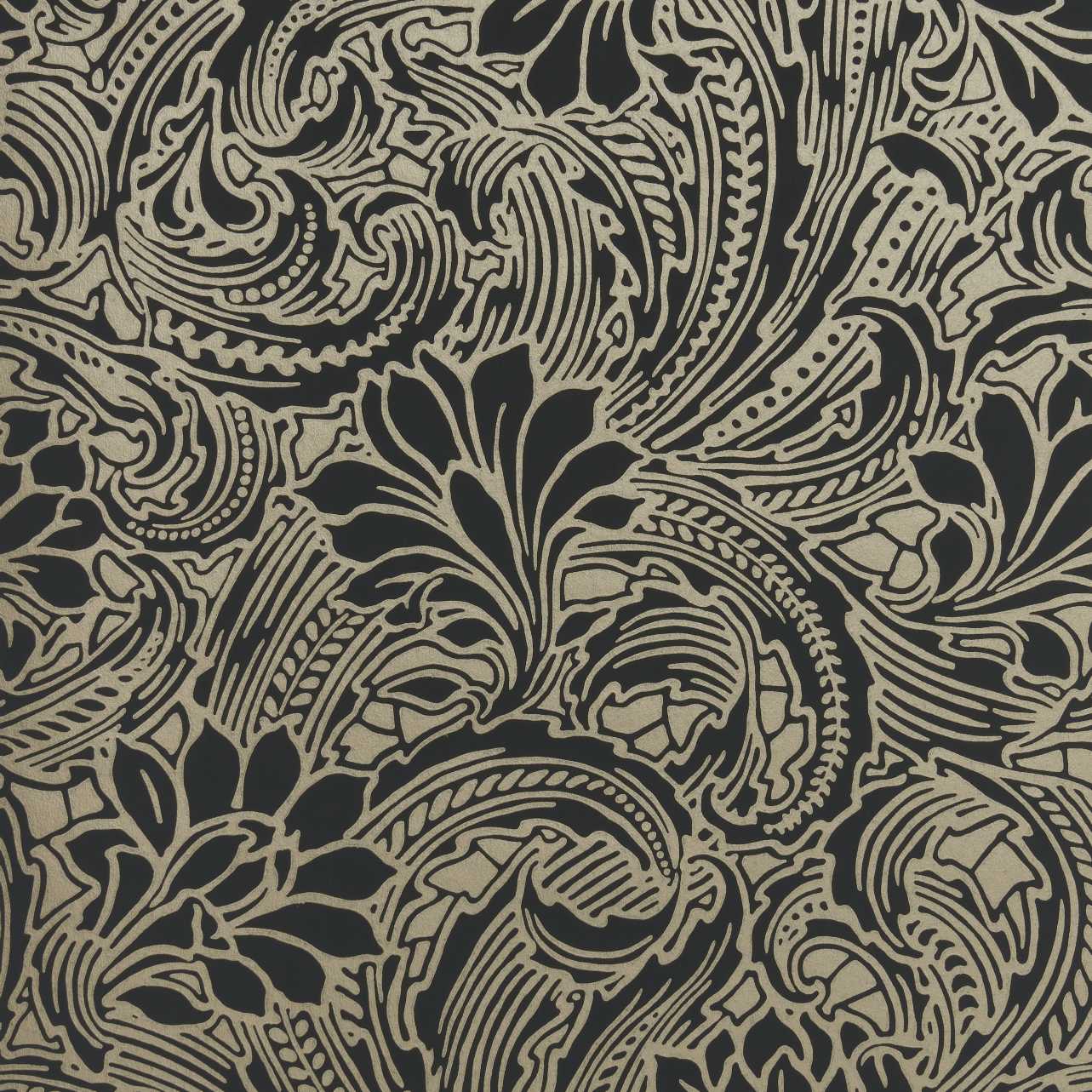 2311-173-04 - Eden Wallpaper - Midnight - 1838 wallcoverings