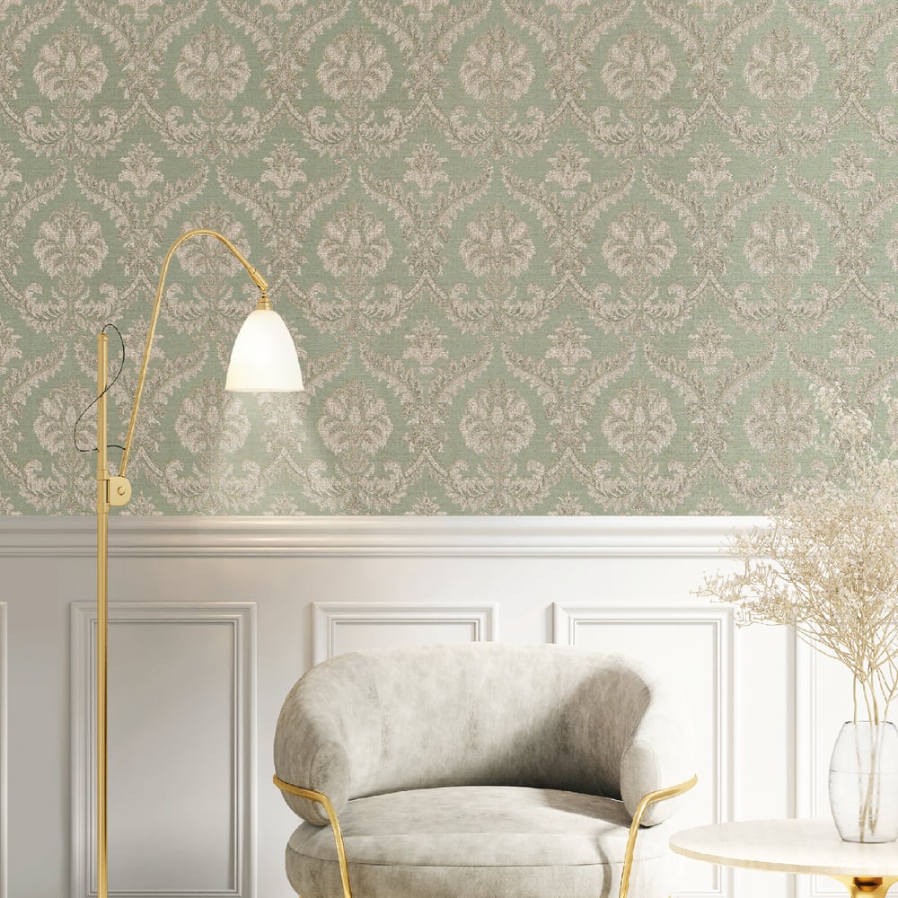 Classic Italian Traditional Damask Wallpaper