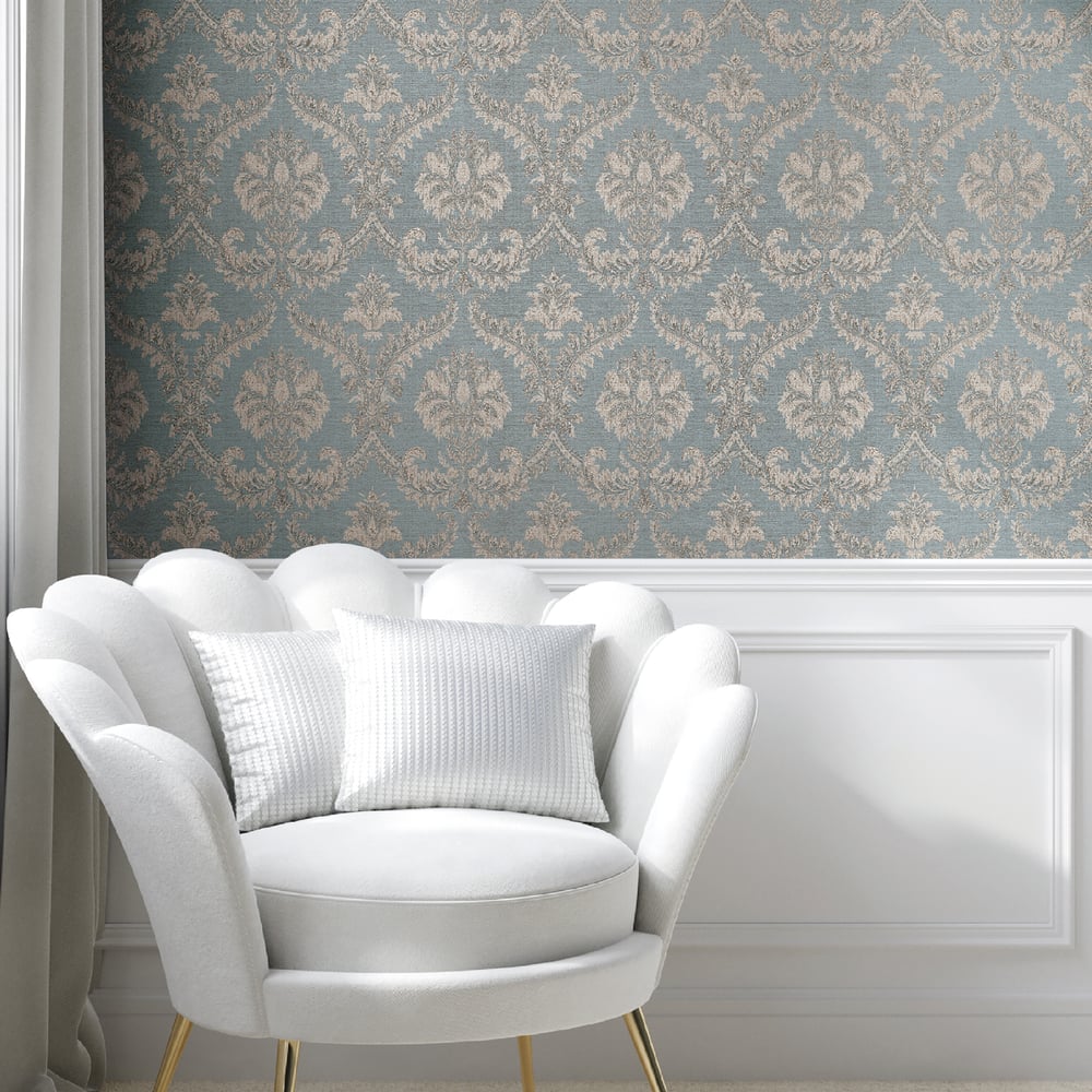 Classic Italian Traditional Damask Wallpaper