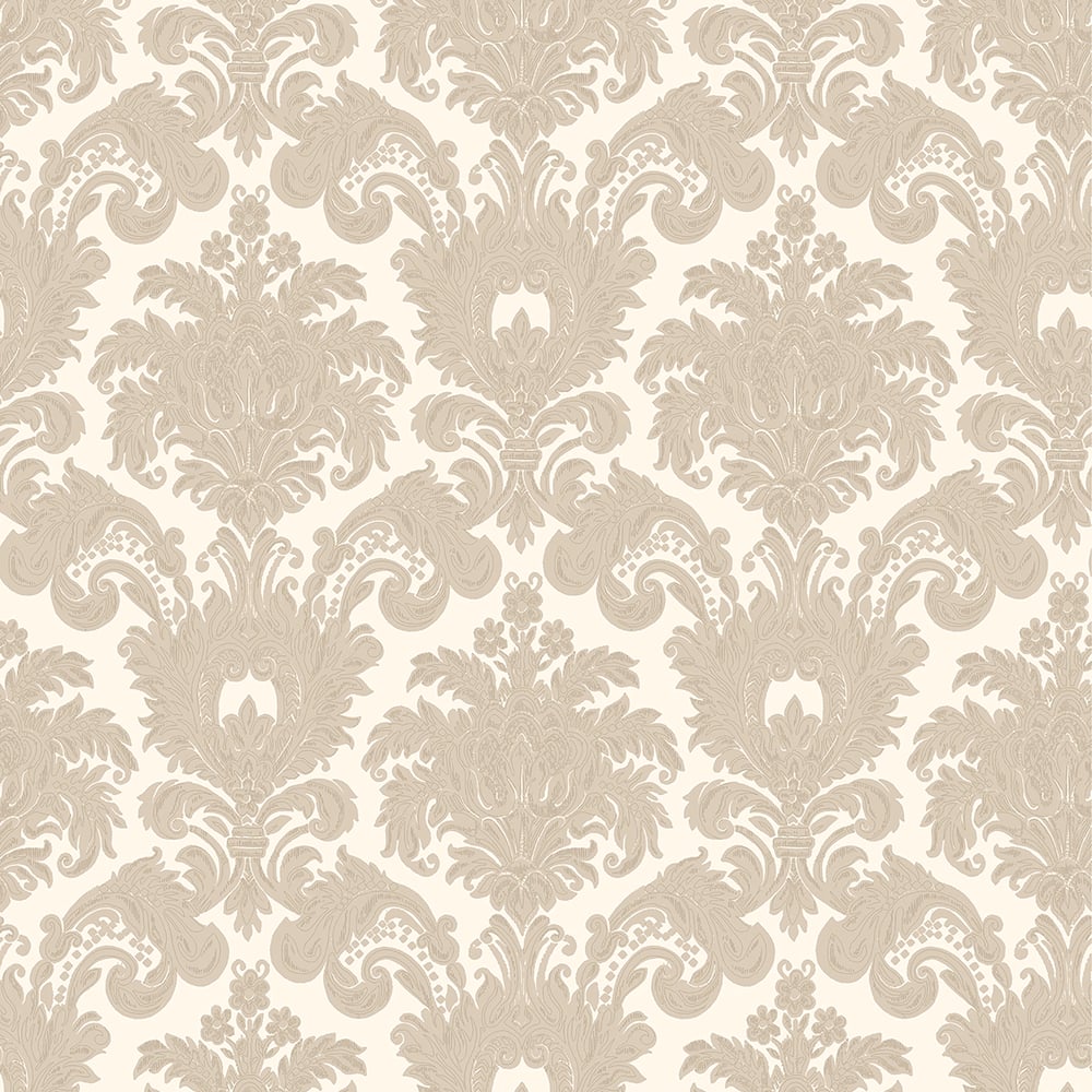 Classic Italian Scrolling Damask Wallpaper