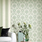 Classic Italian Scrolling Damask Wallpaper
