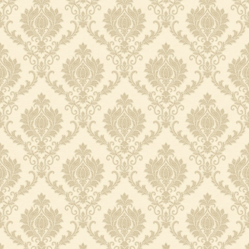 Classic Italian Delicate Damask Wallpaper