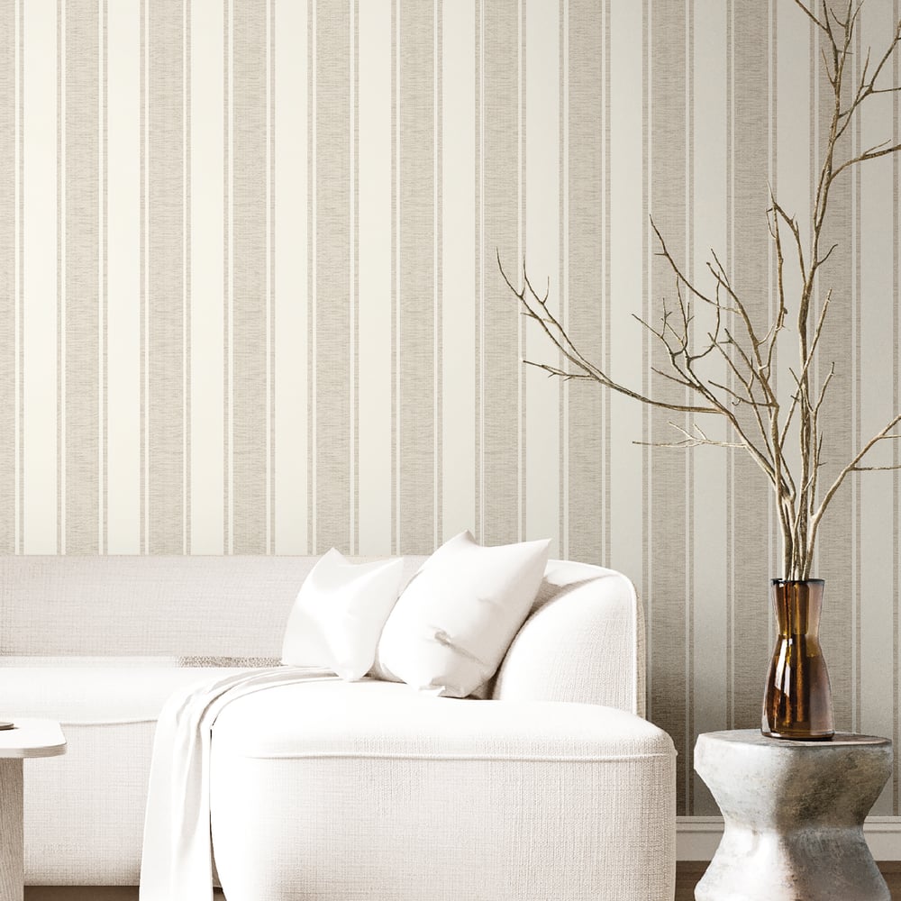 Classic Italian Elegant Stripe Wallpaper