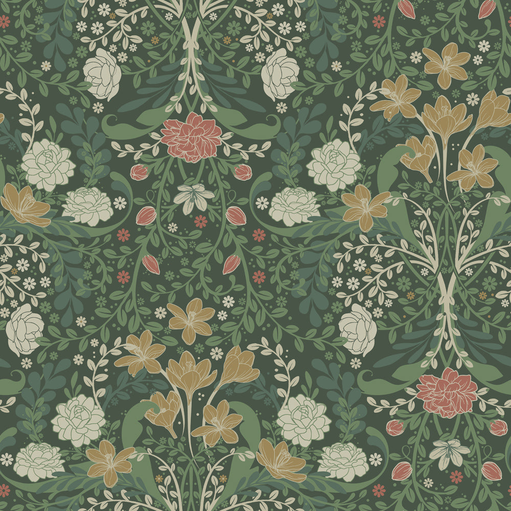 24102 - Froso Wallpaper - Green - Midbec