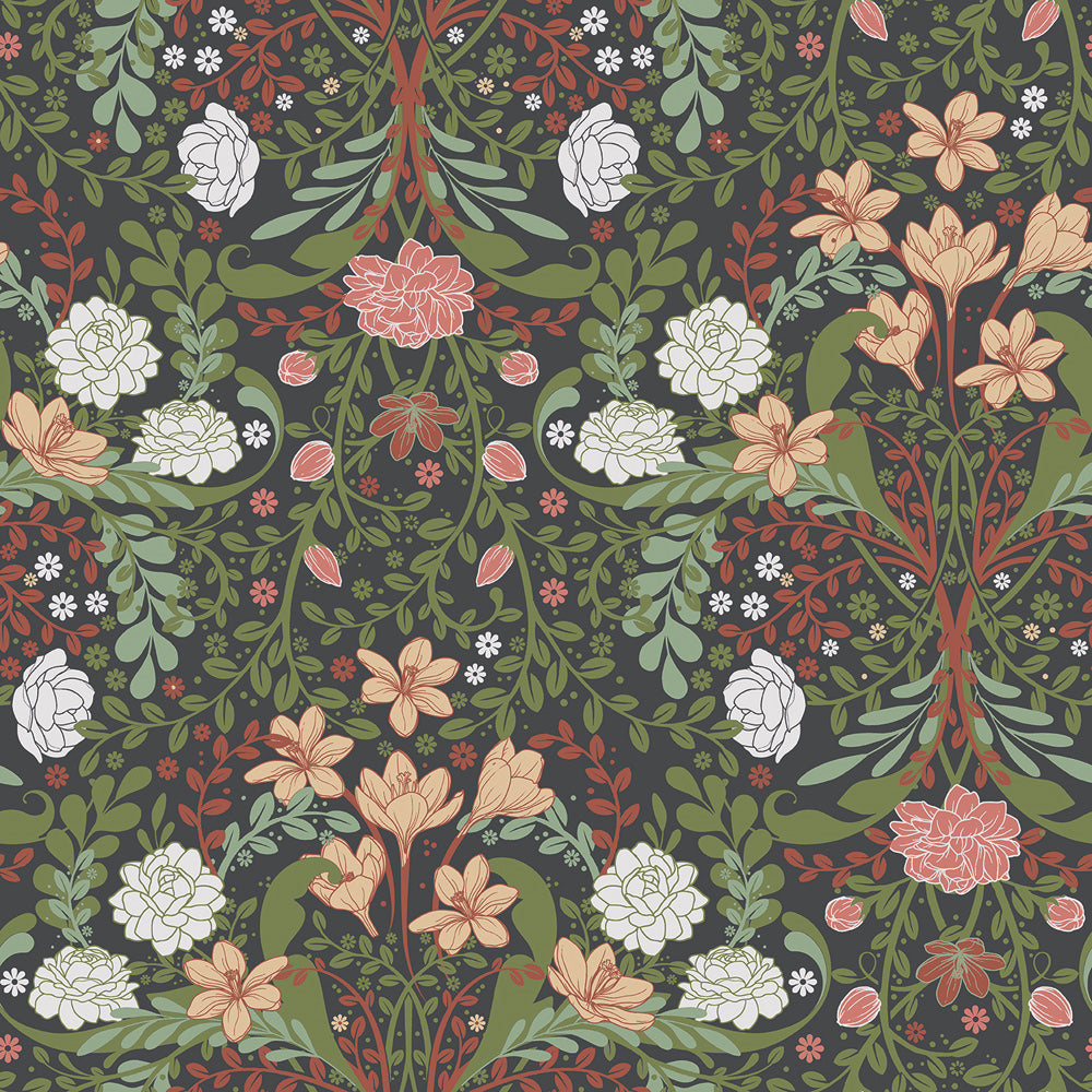 24105 - Froso Wallpaper - Brown  - Midbec