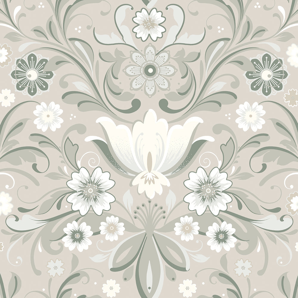 24112 - ostanskar Wallpaper - Beige - Midbec