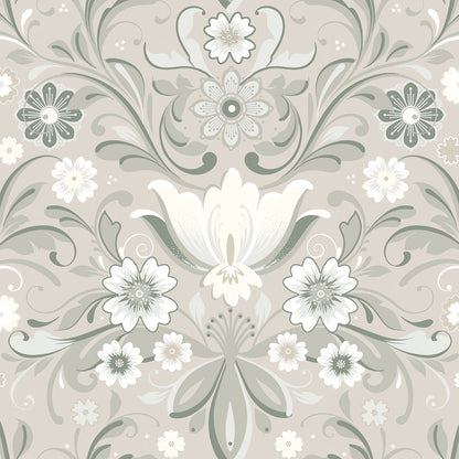24112 - ostanskar Wallpaper - Beige - Midbec