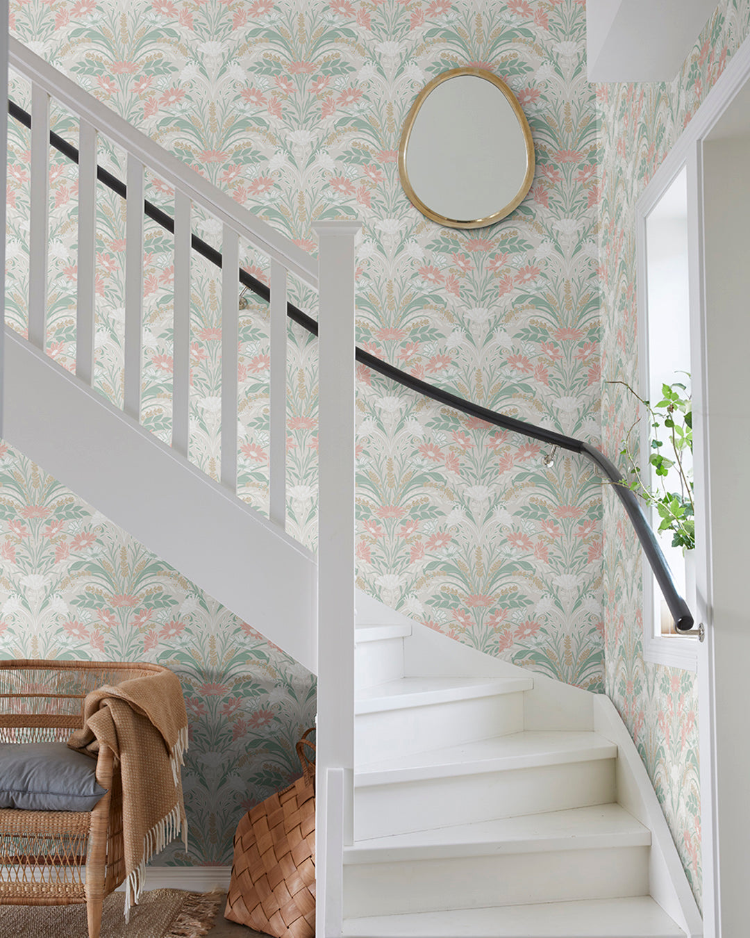 24119 - Varmdo Wallpaper - Beige/Gray - Midbec