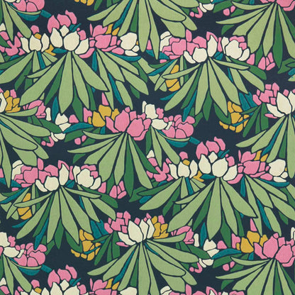 2412-176-01 - Rhododendron Wallpaper - Magenta - 1838 wallcoverings