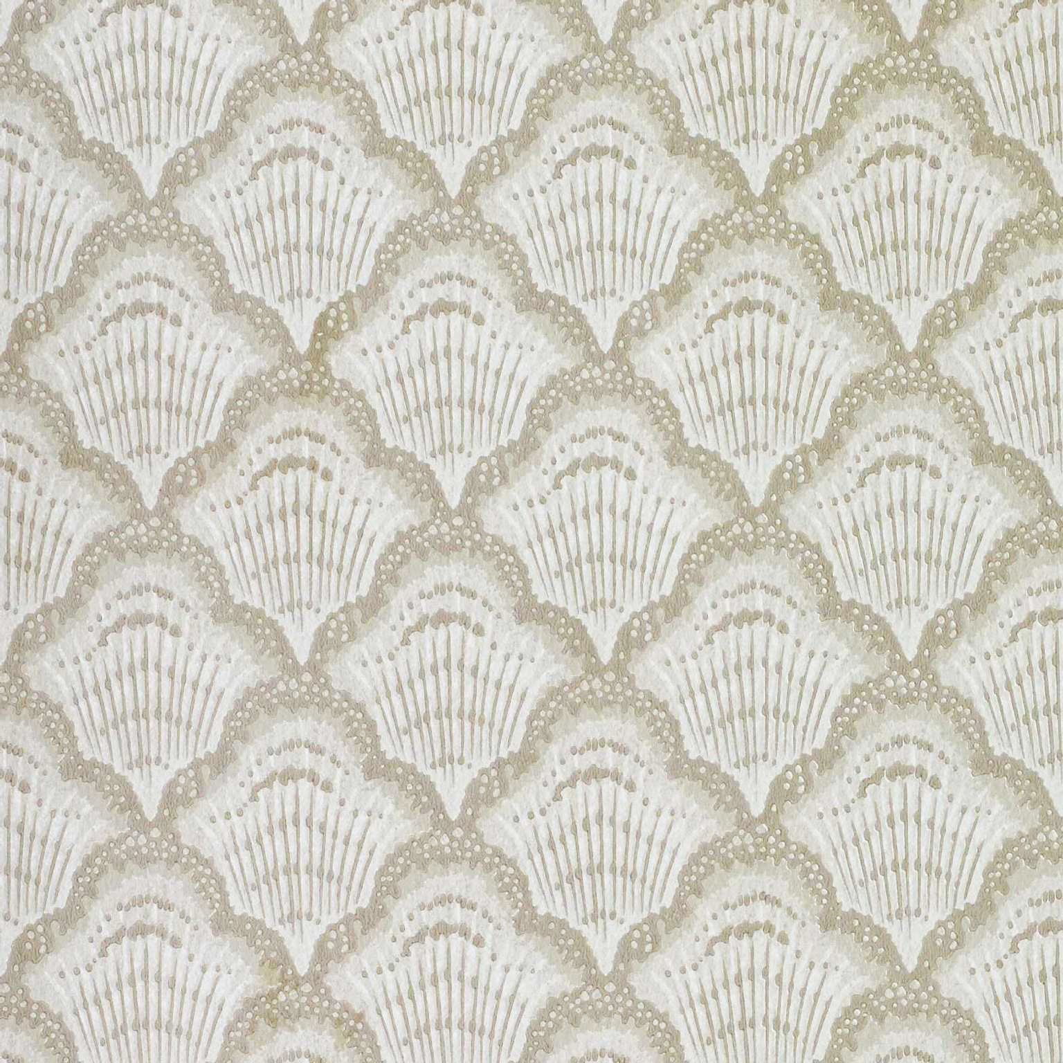 2412-179-01 - Calico Shell Wallpaper - Ivory - 1838 wallcoverings