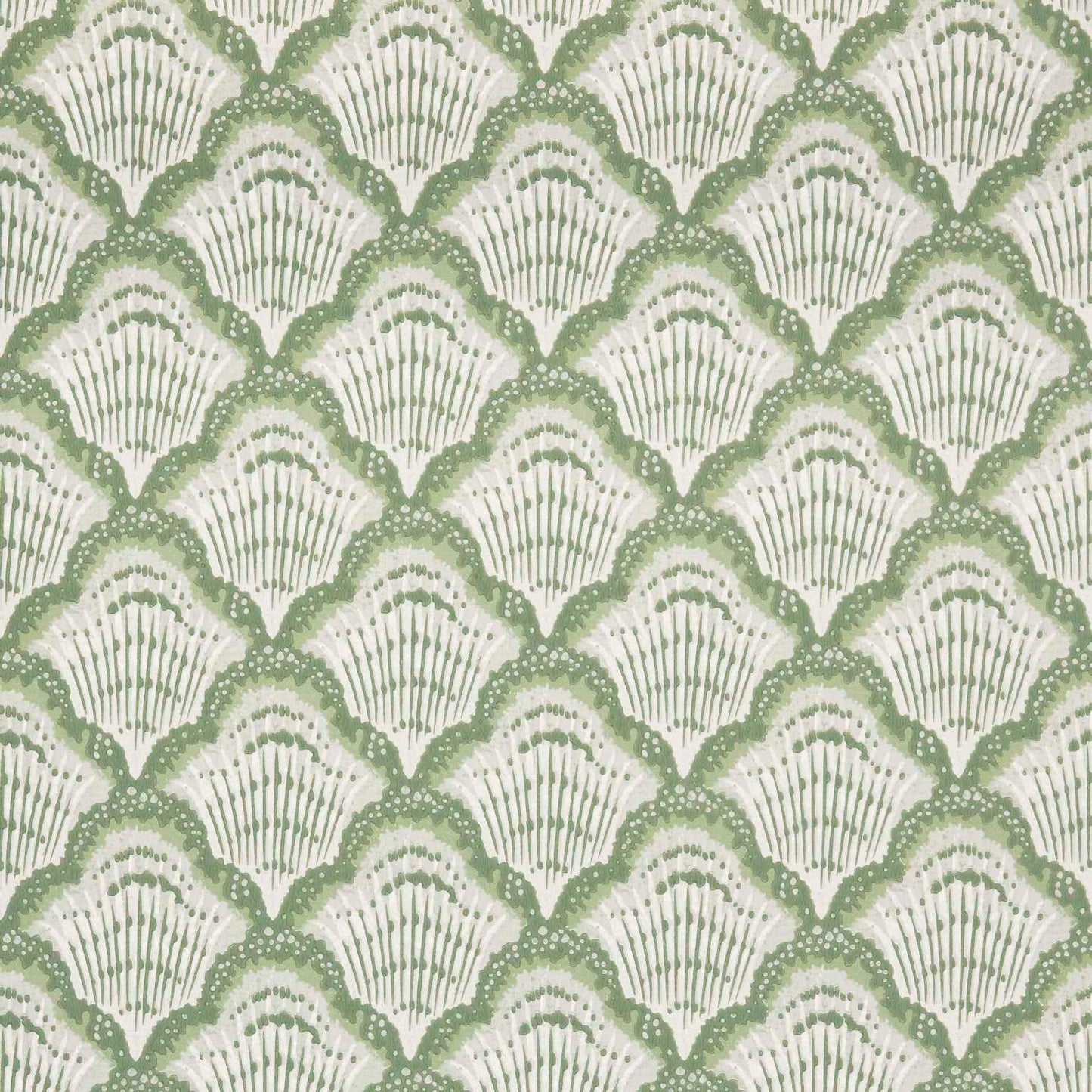 2412-179-02 - Calico Shell Wallpaper - Verde - 1838 wallcoverings