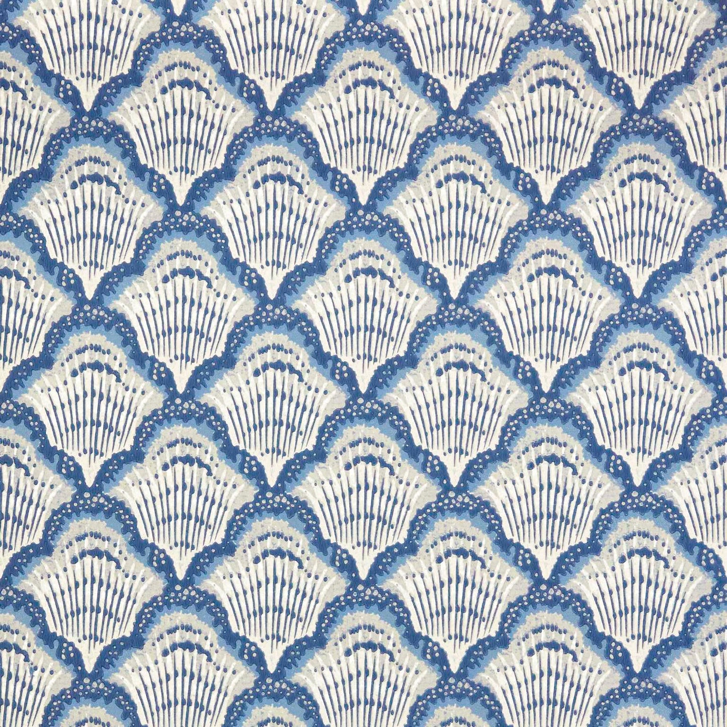 2412-179-04 - Calico Shell Wallpaper - Colbalt - 1838 wallcoverings