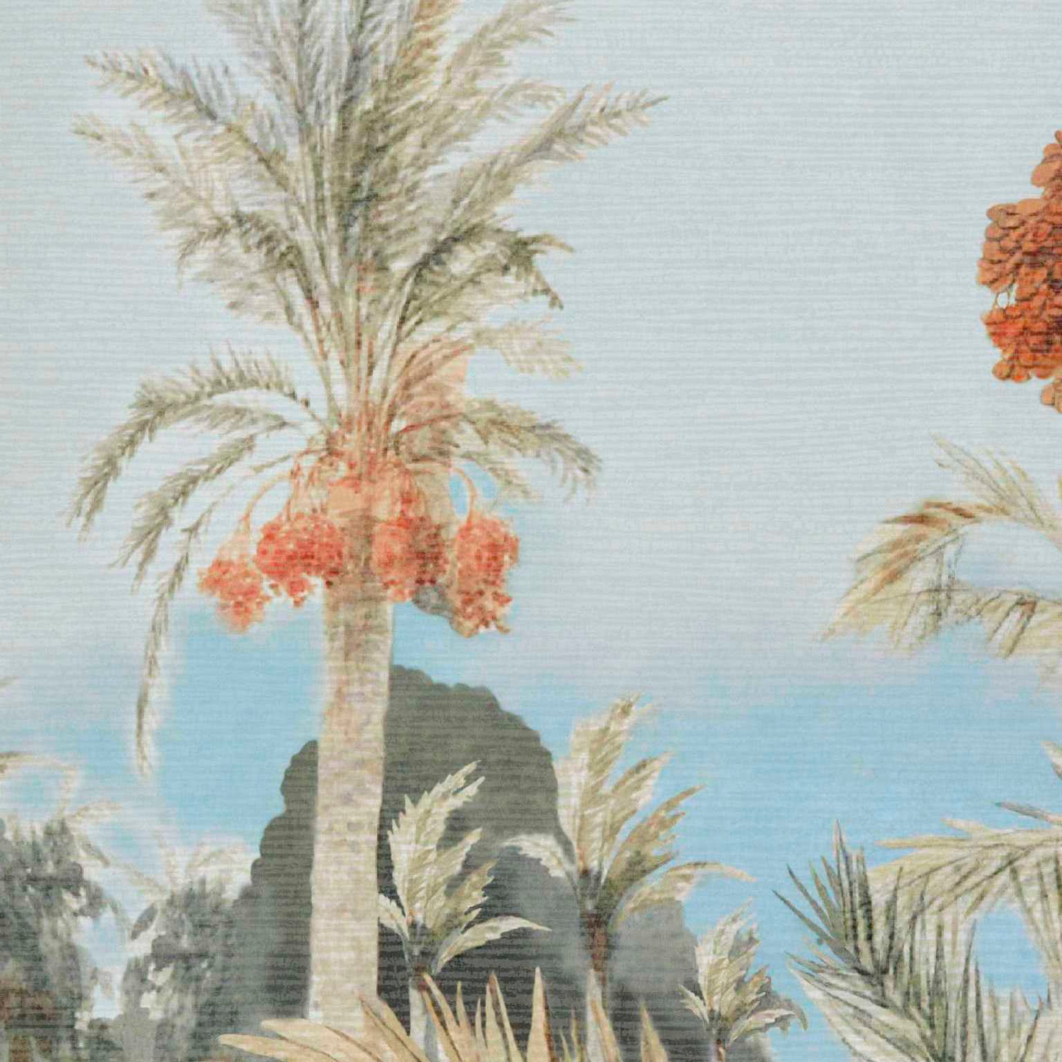 2412-182-01 - Date Palm Wall Mural - Sand - 1838 wallcoverings