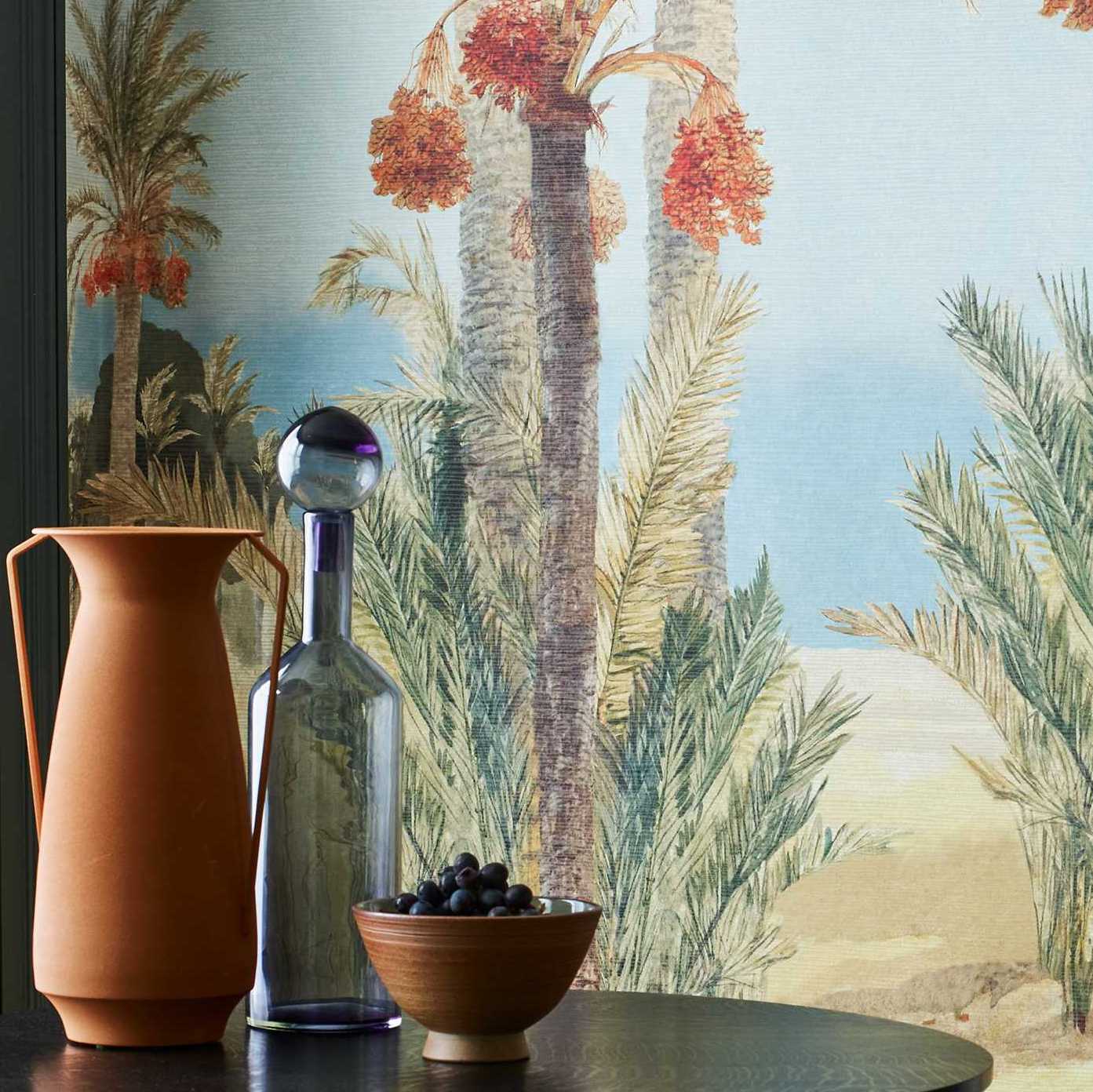 2412-182-01 - Date Palm Wall Mural - Sand - 1838 wallcoverings
