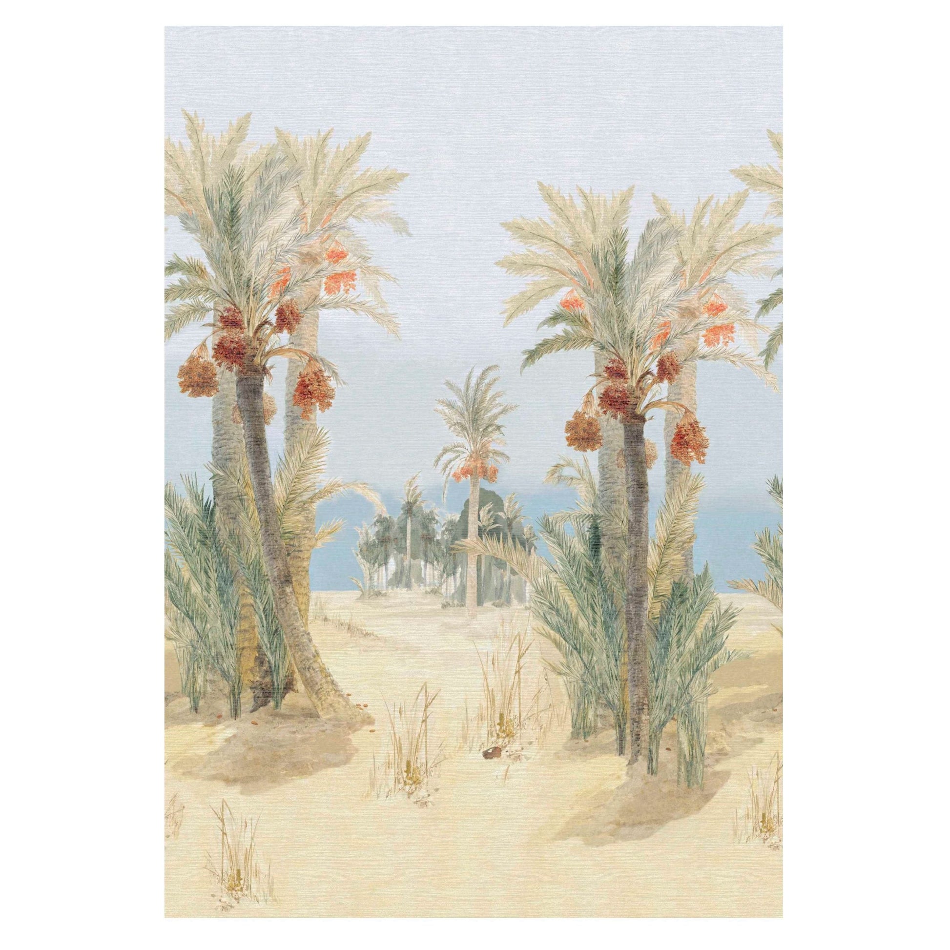 2412-182-01 - Date Palm Wall Mural - Sand - 1838 wallcoverings