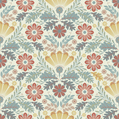 24121 - Klockrike Wallpaper - Multicolored - Midbec