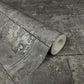 248685 - Portfolio Metallic Brick Wallpaper - Charcoal Metallic - Rasch