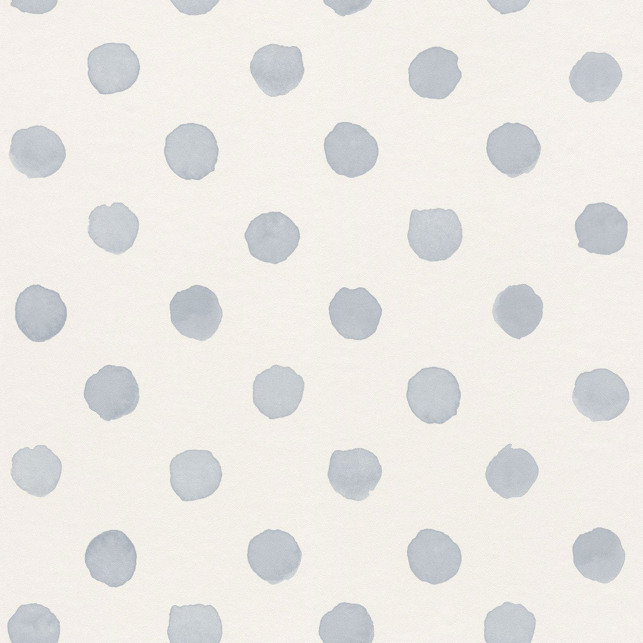 252033 - Bambino Polka Dot Painted Spot Wallpaper - Light Blue - Rasch