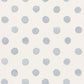 252033 - Bambino Polka Dot Painted Spot Wallpaper - Light Blue - Rasch